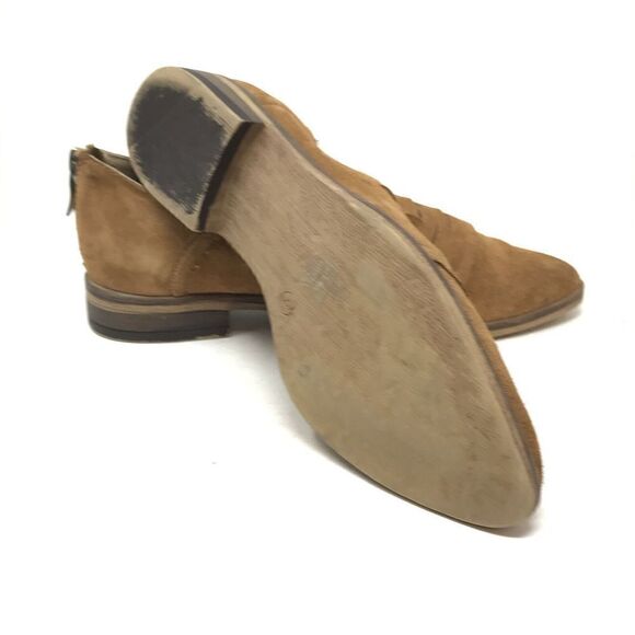 Chinese Laundry Womens Size 6 Cognac Brown Slip On Ankle Booties Boot Boho Shies - Picture 7 of 8